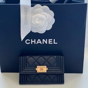 ❌SOLD!❌Aunthentic Chanel Boy card holder